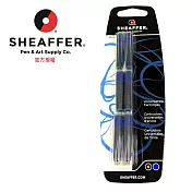 SHEAFFER VFM專用卡水 6支/短 (黑/藍) 藍