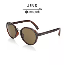 [網路限定]JINS x snow peak 聯名折疊墨鏡(AURF21S014) 木紋棕