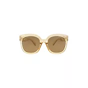 LE FOON：Square sunglasses 成人墨鏡 太陽眼鏡 UV400  - yellow
