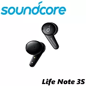 Soundcore聲闊 Life Note 3S半入耳真無線藍芽耳機 專屬APP調音設定 最新藍芽技術 無感配戴 公司貨保固2年  2色 極夜黑
