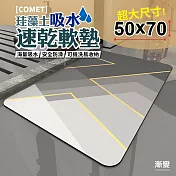 【COMET】50x70珪藻土吸水速乾軟墊-漸變(QW-004)
