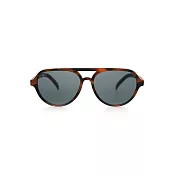 LE FOON：Flying glasses 經典飛行墨鏡 成人墨鏡 太陽眼鏡 UV400  - 紅黑玳瑁