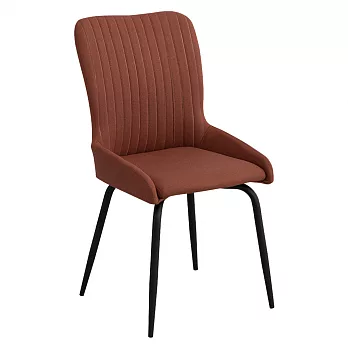 IDEA-北歐系典雅簡約休閒餐椅-三色可選 紅色
