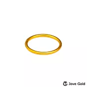 JoveGold漾金飾 品味生活黃金戒指-霧面實心版 國際圍#4