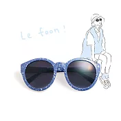 LE FOON：splash ink art _ parent-child 成人款 成人墨鏡 太陽眼鏡 UV400  - 坦桑尼亞藍