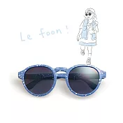 LE FOON：splash ink art _ parent-child 寶貝款 兒童墨鏡  太陽眼鏡 UV400  - 坦桑尼亞藍