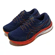 Asics 慢跑鞋 GEL-Kayano 29 藍 橘紅 男鞋 支撐 運動鞋 亞瑟膠 亞瑟士 1011B440401