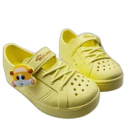 台灣製天竺鼠車車洞洞鞋-黃色 (P088) 台灣製童鞋 MIT童鞋 防水鞋 防滑 休閒鞋