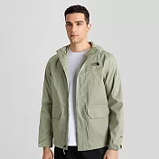 The North Face M MFO LIFESTYLE ZIP-IN JACKET 男 防水透氣連帽衝鋒衣 NF0A4NED3X3 M 綠