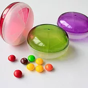 【iSFun】糖果飛碟*透明旋轉藥盒 紅+隨機色