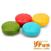 【iSFun】圓型藥丸*繽紛造型4格藥盒/隨機色