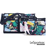 LeSportsac - Standard 雙口袋斜背包-附化妝包 (仲夏日常)