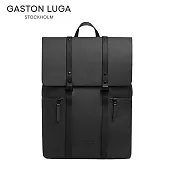 GASTON LUGA Splash 2.0 13吋防水個性後背包 - 經典黑