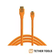 Tether Tools TetherPro H2D15-ORG HDMI Micro to HDMI 2.0 傳輸線 4.6m