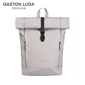 GASTON LUGA Rullen 16吋防水個性後背包 - 灰褐色