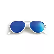 LE FOON：Flying glasses 爸爸一起戴墨鏡 成人款 成人墨鏡 太陽眼鏡 UV400  - 鏡面亮藍