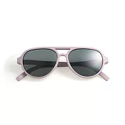 LE FOON：Flying glasses 爸爸一起戴墨鏡 成人款 成人墨鏡 太陽眼鏡 UV400  - 灰灰霧紫