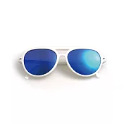LE FOON：Flying glasses 爸爸一起戴墨鏡 寶貝款 兒童墨鏡  太陽眼鏡 UV400  - 鏡面海藍