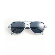 LE FOON：Flying glasses 爸爸一起戴墨鏡 寶貝款 兒童墨鏡  太陽眼鏡 UV400  -  霧霧灰藍