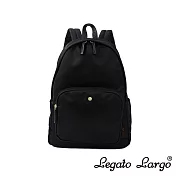 Legato Largo Lieto 肩樂系列 沉穩純色後背包 Small size- 黑色