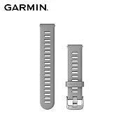 GARMIN Quick Release 18mm 矽膠錶帶  礁岩灰