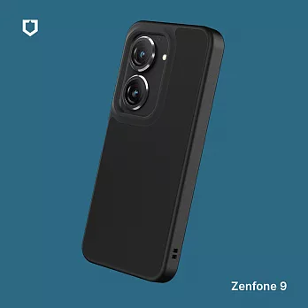 犀牛盾 ASUS Zenfone 9 SolidSuit 防摔背蓋手機殼-經典黑/華碩官方授權開發