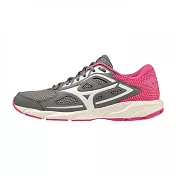 Mizuno Spark 7 [K1GA220402] 女 慢跑鞋 運動 路跑 基本款 舒適 透氣 美津濃 灰 粉紅