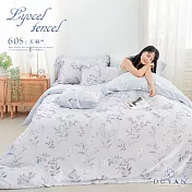 【DUYAN 竹漾】60支萊賽爾天絲單人床包二件組 / 悠藍果子 台灣製