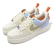 Nike 休閒鞋 Wmns Air Force 1 07 LX 女鞋 白 奶油黃 寶寶藍 AF1 DX6042-111