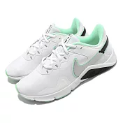 Nike 訓練鞋 Wmns Legend Essential 2 女鞋 白 銀 綠 支撐 重訓 健身 CQ9545-102