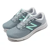 New Balance 慢跑鞋 413 D 女鞋 寬楦 灰 綠 網布 路跑 運動鞋 NB 紐巴倫 W413RG1-D