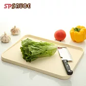 SPSAUCE綠色環保多功能砧板切菜板(大號) 米黃色