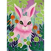 【玲廊滿藝】Ms.zha 查沛彤-<祕密花園> Rabbit31.5x41cm
