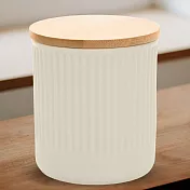 《Premier》石陶密封罐(豎紋550ml) | 保鮮罐 咖啡罐 收納罐 零食罐 儲物罐