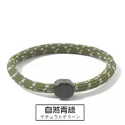 日本製強導電纖維防靜電手環 (抗靜電 防靜電 手環 日本製手環) M 自然青綠