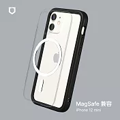 犀牛盾 iPhone 12 mini (5.4吋) Mod NX (MagSafe兼容) 超強磁吸手機保護殼 - 黑 Black