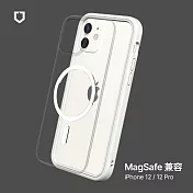 【犀牛盾】iPhone 12/12 Pro (6.1吋) Mod NX (MagSafe兼容) 超強磁吸手機保護殼 - 白 White