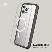 犀牛盾 iPhone 12 Pro Max (6.7吋) Mod NX (MagSafe兼容) 超強磁吸手機保護殼 - 泥灰 Graphite