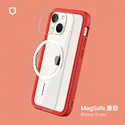 犀牛盾 iPhone 13 mini (5.4吋) Mod NX (MagSafe兼容) 超強磁吸手機保護殼 - 紅 Red