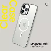 犀牛盾 iPhone 13 Pro Max(6.7吋) Clear(MagSafe 兼容)超強磁吸透明防摔手機殼(抗黃終身保固)
