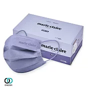 【ONEDER旺達棉品】Marie Claire 美麗佳人一般醫療口罩(30入組) 平面醫療口罩 MC-BZ004 午夜藍(成人)