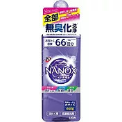 日本【LION】TOP SUPER NANOX高濃度洗衣精 強效去味660g