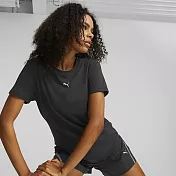 PUMA 女 慢跑系列Cloudspun短袖T恤(F) 52215201 L 黑