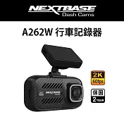 【NEXTBASE】A262W 單機 2K WiFi傳輸 Sony Starvis IMX335 GPS TS H.264 汽車行車紀錄器 記錄器支援A26R後鏡頭 A262W