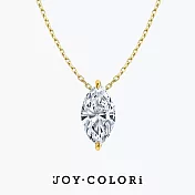 【JOY COLORi】50分 18K黃金 經典恆星馬眼鑽石項鍊