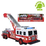 【Playful Toys 頑玩具】聲光電動消防車  (汽車模型 場景模擬 職業認識) SH8803