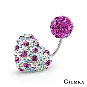 GIUMKA鎖針耳環 繽紛小愛心鋼針 點點/草莓系列 單支價格多色任選 MF04002/MF04004 無 點點A款單一支