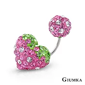 GIUMKA鎖針耳環 繽紛小愛心鋼針 點點/草莓系列 單支價格多色任選 MF04002/MF04004 無 草莓A款單一支