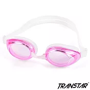 TRANSTAR 泳鏡 抗UV塑鋼鏡片-防霧純矽膠-6900 粉紅
