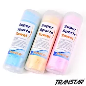 TRANSTAR 泳具 大吸水巾-雙層輕柔PVA 黃色